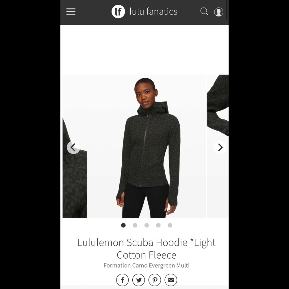 Lululemon Scuba Hoodie *Light Cotton Fleece EUC